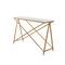 White Iron Contemporary Console Table, 31" x 47" x 14"